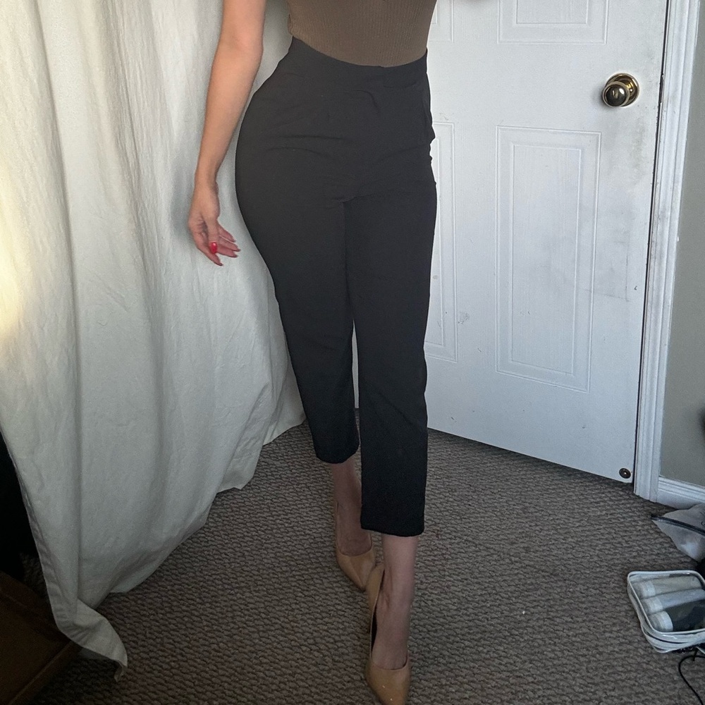 TOPSHOP BLACK TROUSERS